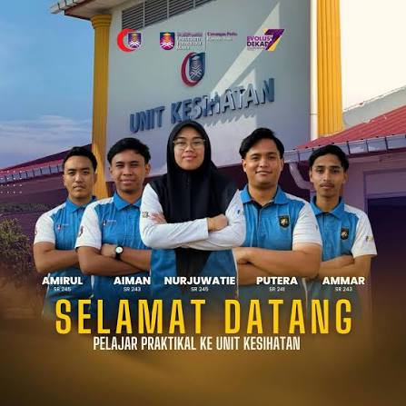 Interns at Unit Kesihatan UiTM